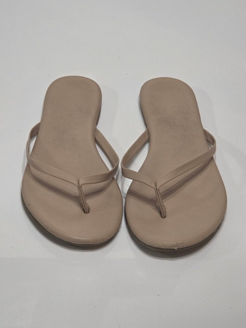 LC Lauren Conrad Nude Flip Flop Thong Sandals Womens Size 7